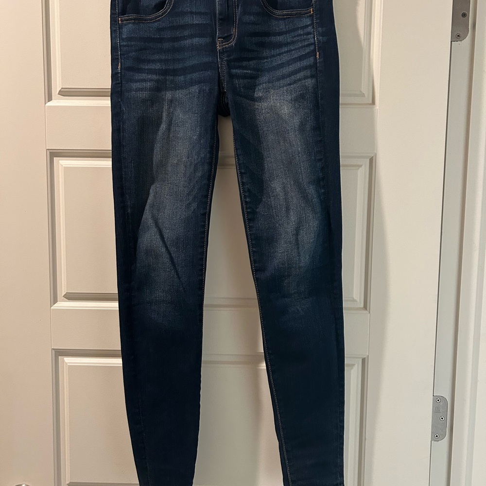 American Eagle Outfitters Dark Blue Skinny Jeans